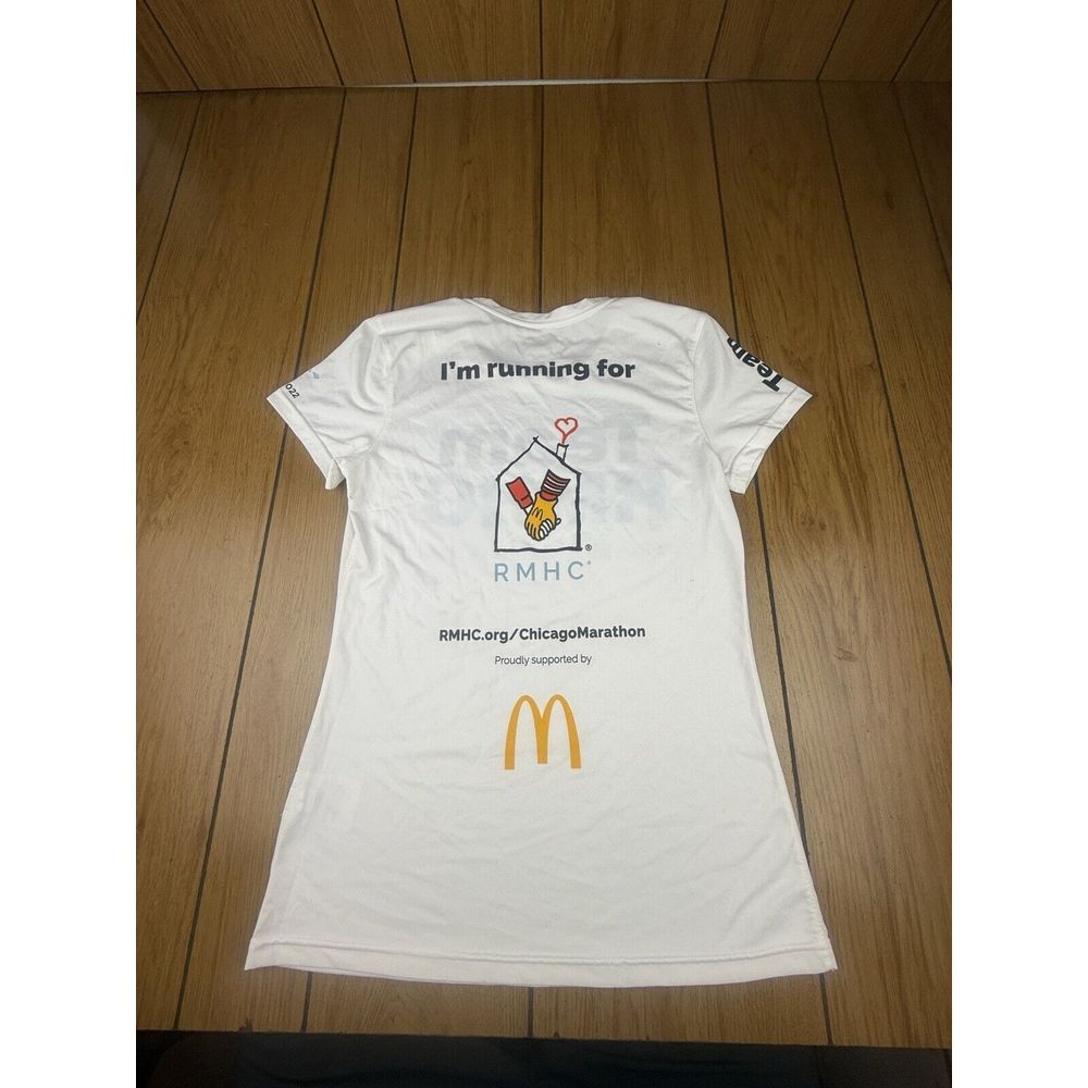 Chicago Marathon RMHC 2022 DRI FIT SHIRT Women SZ S Mcdonald's